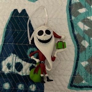 Jack Skellington as Sandy Claws ornament